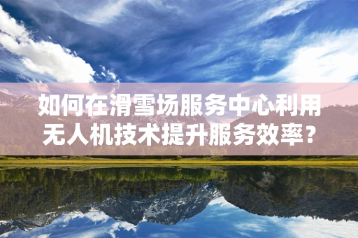 如何在滑雪场服务中心利用无人机技术提升服务效率？