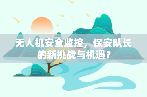 无人机安全监控，保安队长的新挑战与机遇？