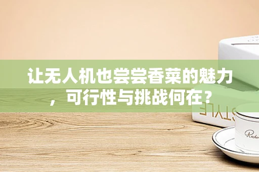 让无人机也尝尝香菜的魅力，可行性与挑战何在？