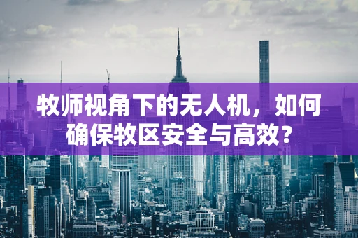 牧师视角下的无人机，如何确保牧区安全与高效？