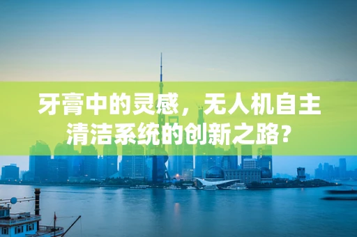 牙膏中的灵感，无人机自主清洁系统的创新之路？