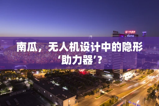 南瓜，无人机设计中的隐形‘助力器’？