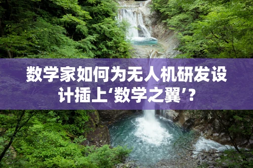 数学家如何为无人机研发设计插上‘数学之翼’？