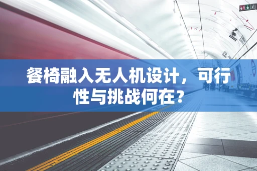 餐椅融入无人机设计，可行性与挑战何在？