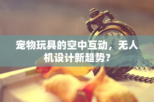 宠物玩具的空中互动，无人机设计新趋势？