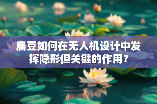 扁豆如何在无人机设计中发挥隐形但关键的作用？