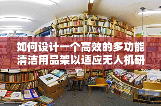 如何设计一个高效的多功能清洁用品架以适应无人机研发需求？