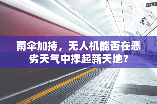 雨伞加持，无人机能否在恶劣天气中撑起新天地？