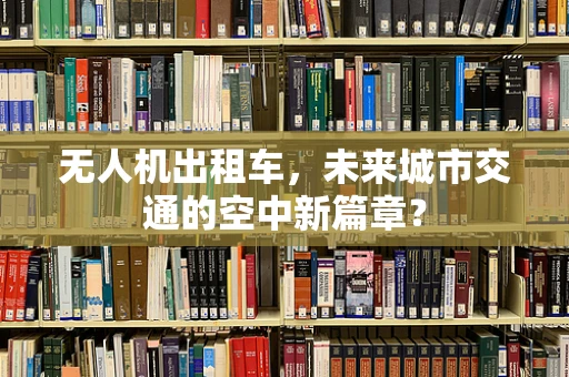 无人机出租车，未来城市交通的空中新篇章？