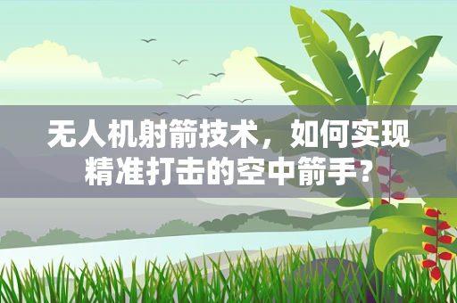 无人机射箭技术，如何实现精准打击的空中箭手？
