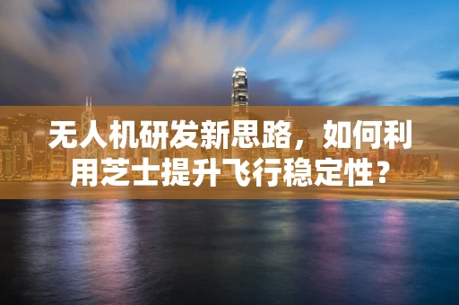 无人机研发新思路，如何利用芝士提升飞行稳定性？