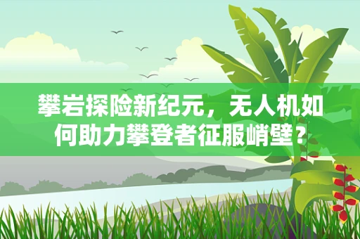 攀岩探险新纪元，无人机如何助力攀登者征服峭壁？