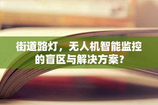 街道路灯，无人机智能监控的盲区与解决方案？