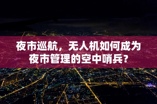 夜市巡航，无人机如何成为夜市管理的空中哨兵？