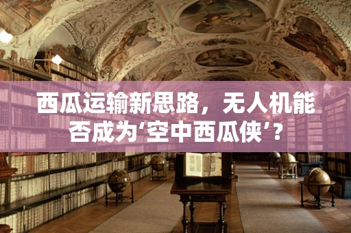西瓜运输新思路，无人机能否成为‘空中西瓜侠’？