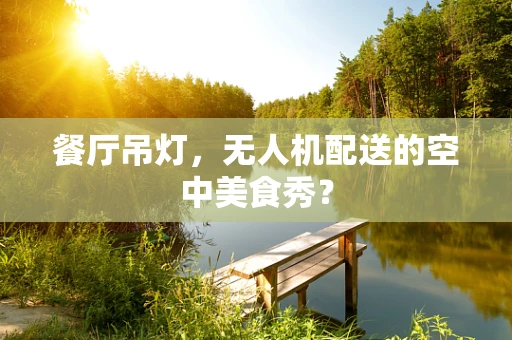 餐厅吊灯，无人机配送的空中美食秀？