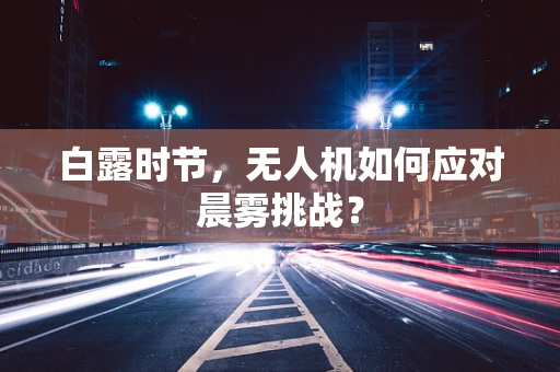 白露时节，无人机如何应对晨雾挑战？