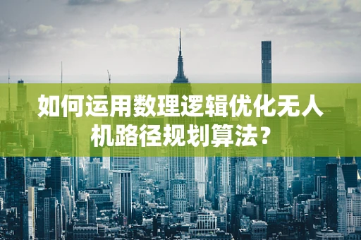 如何运用数理逻辑优化无人机路径规划算法？