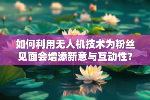 如何利用无人机技术为粉丝见面会增添新意与互动性？