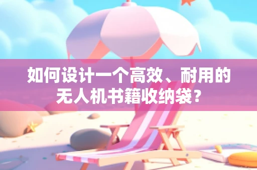 如何设计一个高效、耐用的无人机书籍收纳袋？