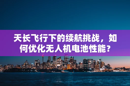天长飞行下的续航挑战，如何优化无人机电池性能？