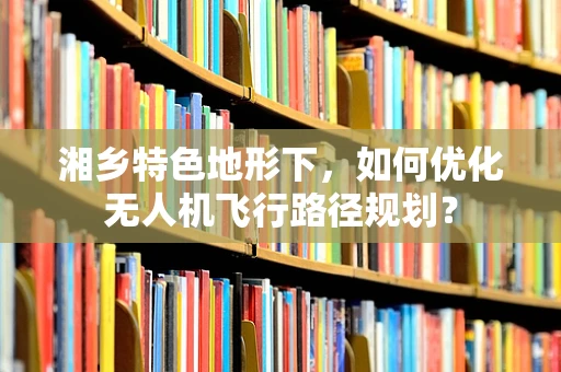 湘乡特色地形下，如何优化无人机飞行路径规划？