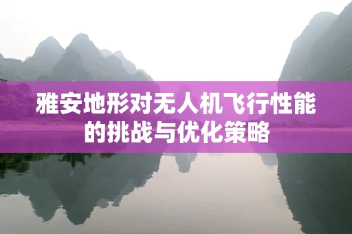 雅安地形对无人机飞行性能的挑战与优化策略