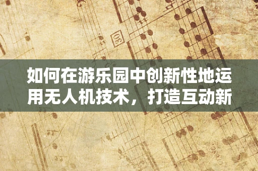 如何在游乐园中创新性地运用无人机技术，打造互动新体验？