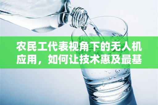 农民工代表视角下的无人机应用，如何让技术惠及最基层的劳动者？
