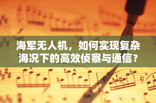 海军无人机，如何实现复杂海况下的高效侦察与通信？