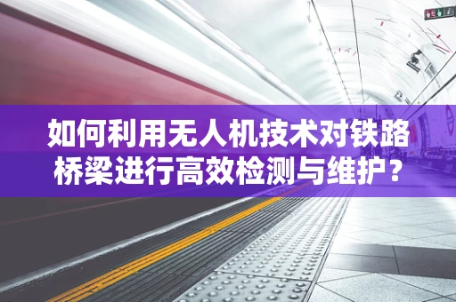 如何利用无人机技术对铁路桥梁进行高效检测与维护？