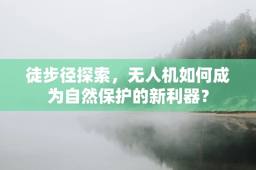 徒步径探索，无人机如何成为自然保护的新利器？