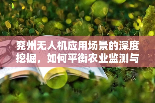 兖州无人机应用场景的深度挖掘，如何平衡农业监测与隐私保护？
