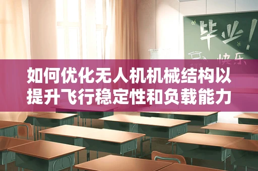 如何优化无人机机械结构以提升飞行稳定性和负载能力？