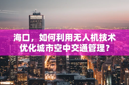 海口，如何利用无人机技术优化城市空中交通管理？