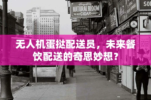 无人机蛋挞配送员，未来餐饮配送的奇思妙想？