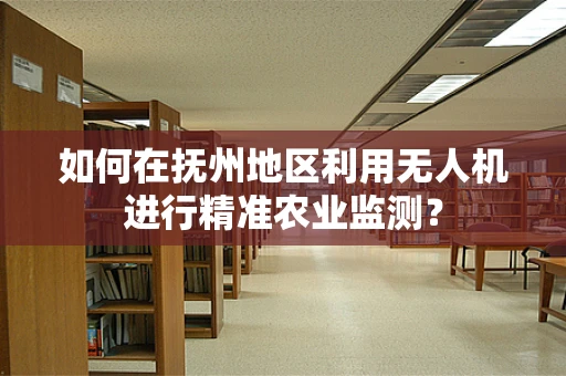 如何在抚州地区利用无人机进行精准农业监测？
