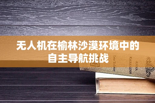 无人机在榆林沙漠环境中的自主导航挑战