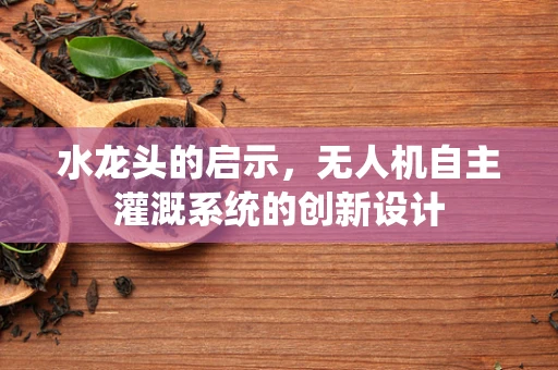 水龙头的启示，无人机自主灌溉系统的创新设计