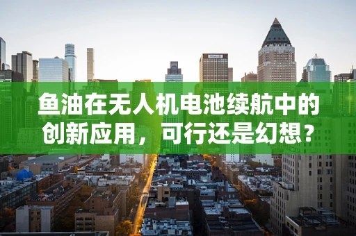 鱼油在无人机电池续航中的创新应用，可行还是幻想？