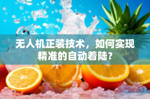 无人机正装技术，如何实现精准的自动着陆？