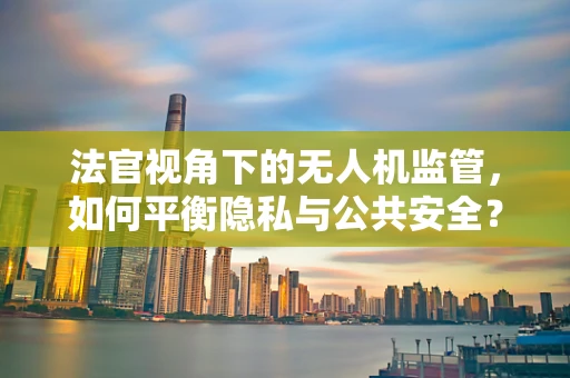 法官视角下的无人机监管，如何平衡隐私与公共安全？