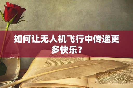 如何让无人机飞行中传递更多快乐？