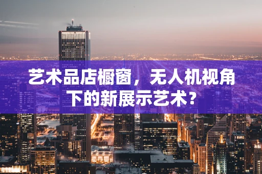 艺术品店橱窗，无人机视角下的新展示艺术？