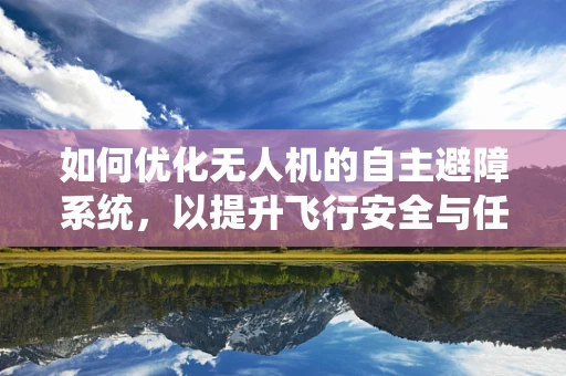 如何优化无人机的自主避障系统，以提升飞行安全与任务效率？