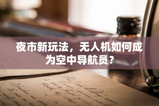 夜市新玩法，无人机如何成为空中导航员？