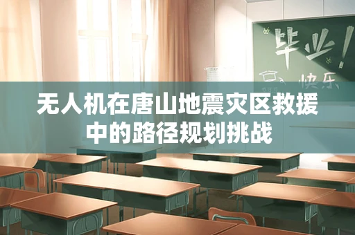 无人机在唐山地震灾区救援中的路径规划挑战