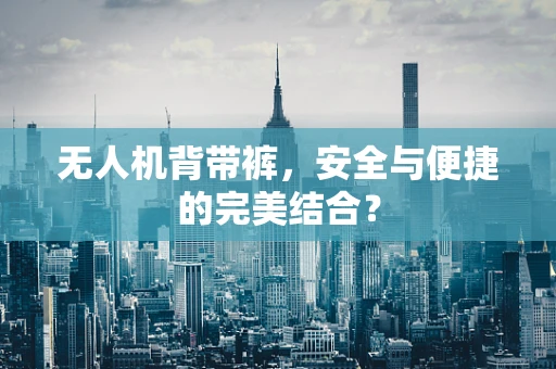 无人机背带裤，安全与便捷的完美结合？