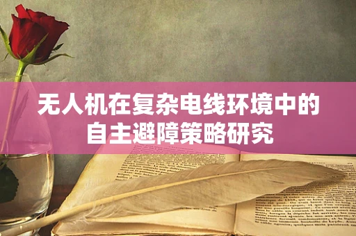 无人机在复杂电线环境中的自主避障策略研究