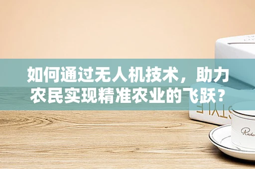 如何通过无人机技术，助力农民实现精准农业的飞跃？
